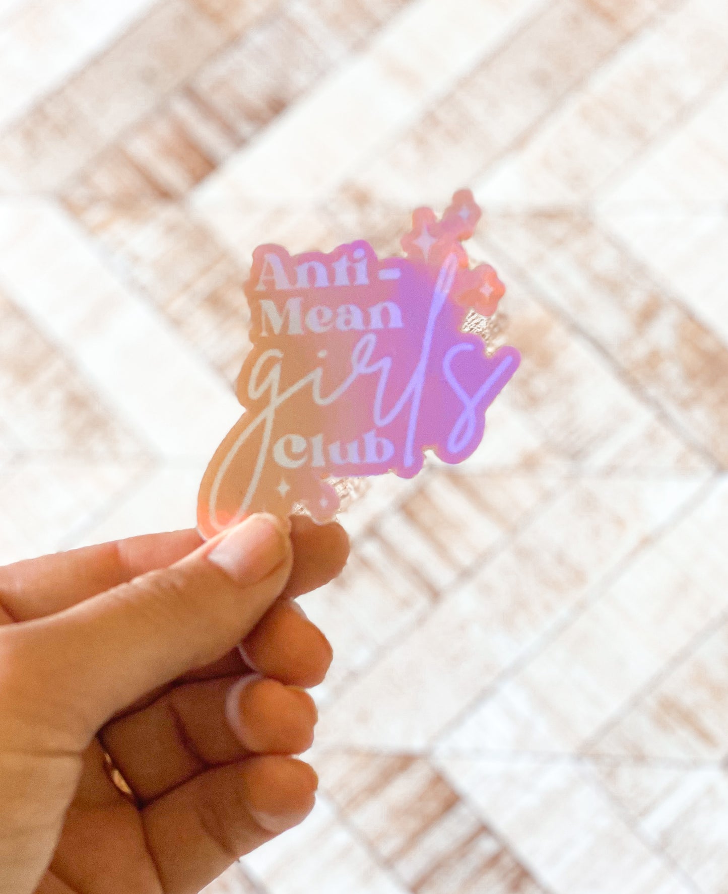Anti-Mean Girls Club Sticker