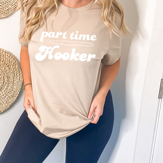 Part Time Hooker T-shirt Tan