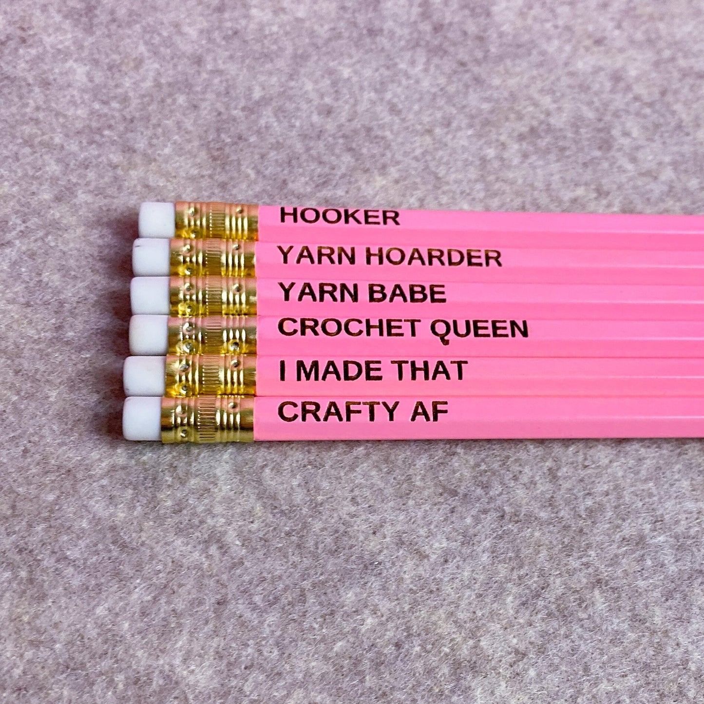 Crafty Saying Pencil Set