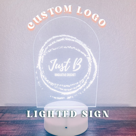 Custom Logo Lighted Sign